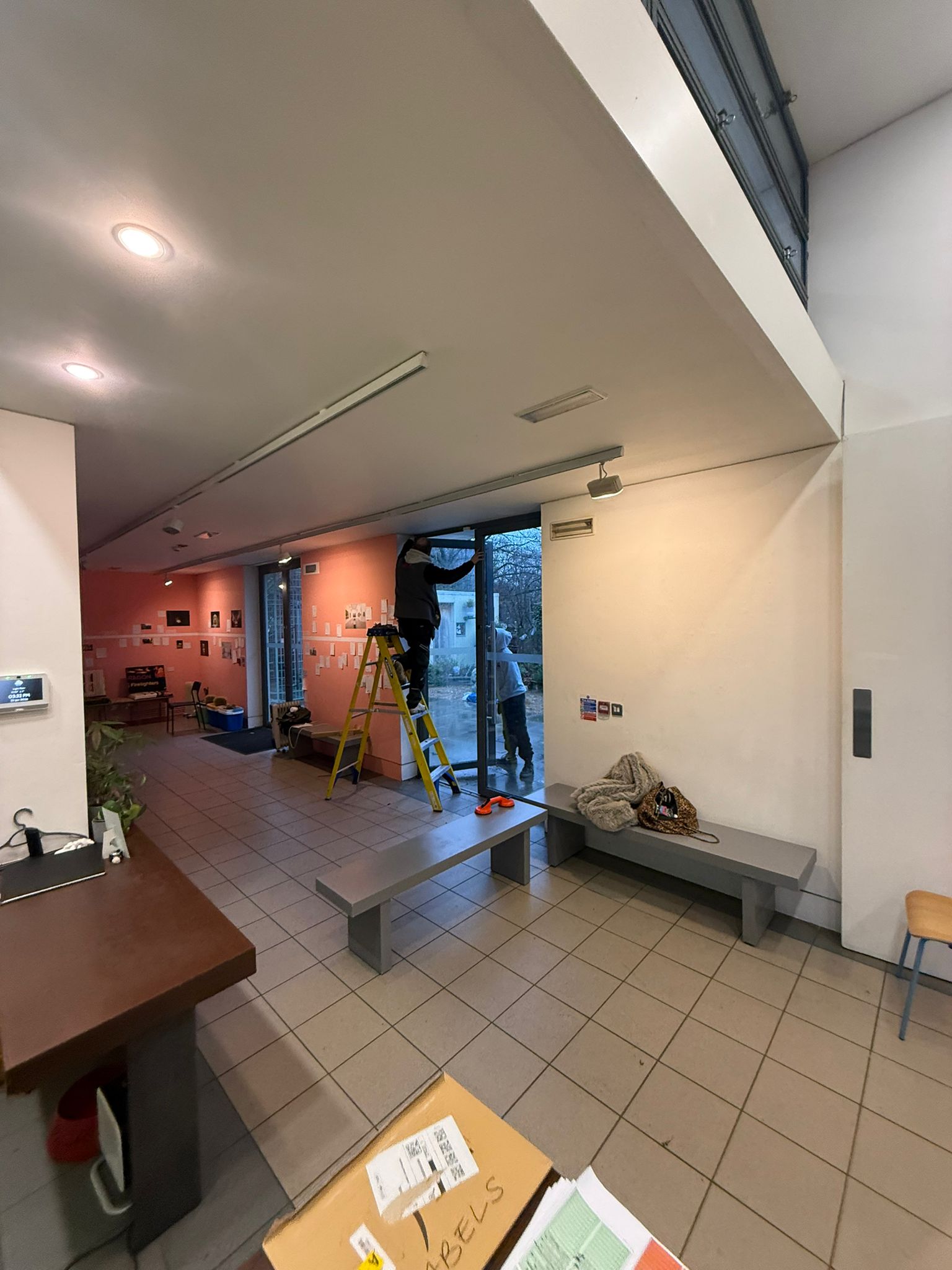 Commercial door closer replacement at Southwark Park Galleries